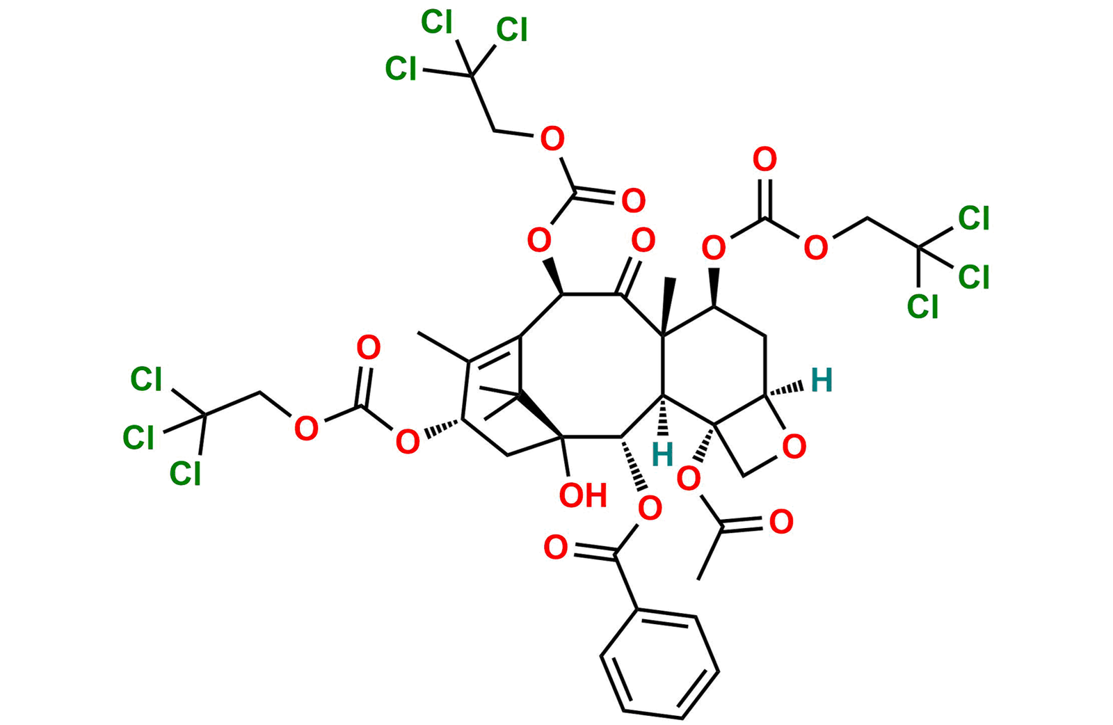 7,10,13-Tri-O-trichloroethoxycarbonyl-10-deacetyl Baccatin III